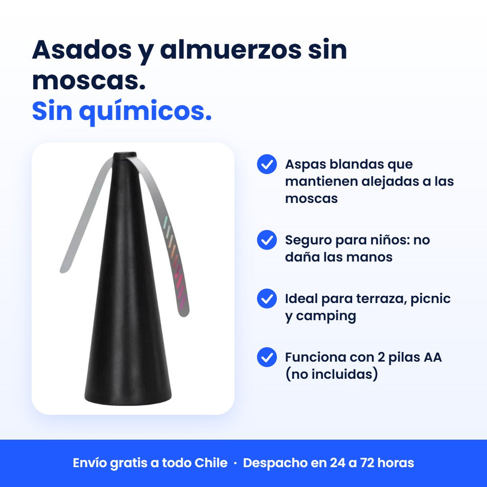 Ventilador Ahuyenta Moscas para Mesa